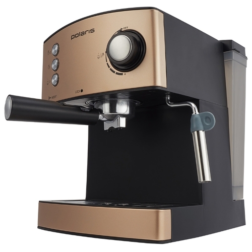 Кофеварка рожковая Polaris PCM 1527E Adore Crema, серый