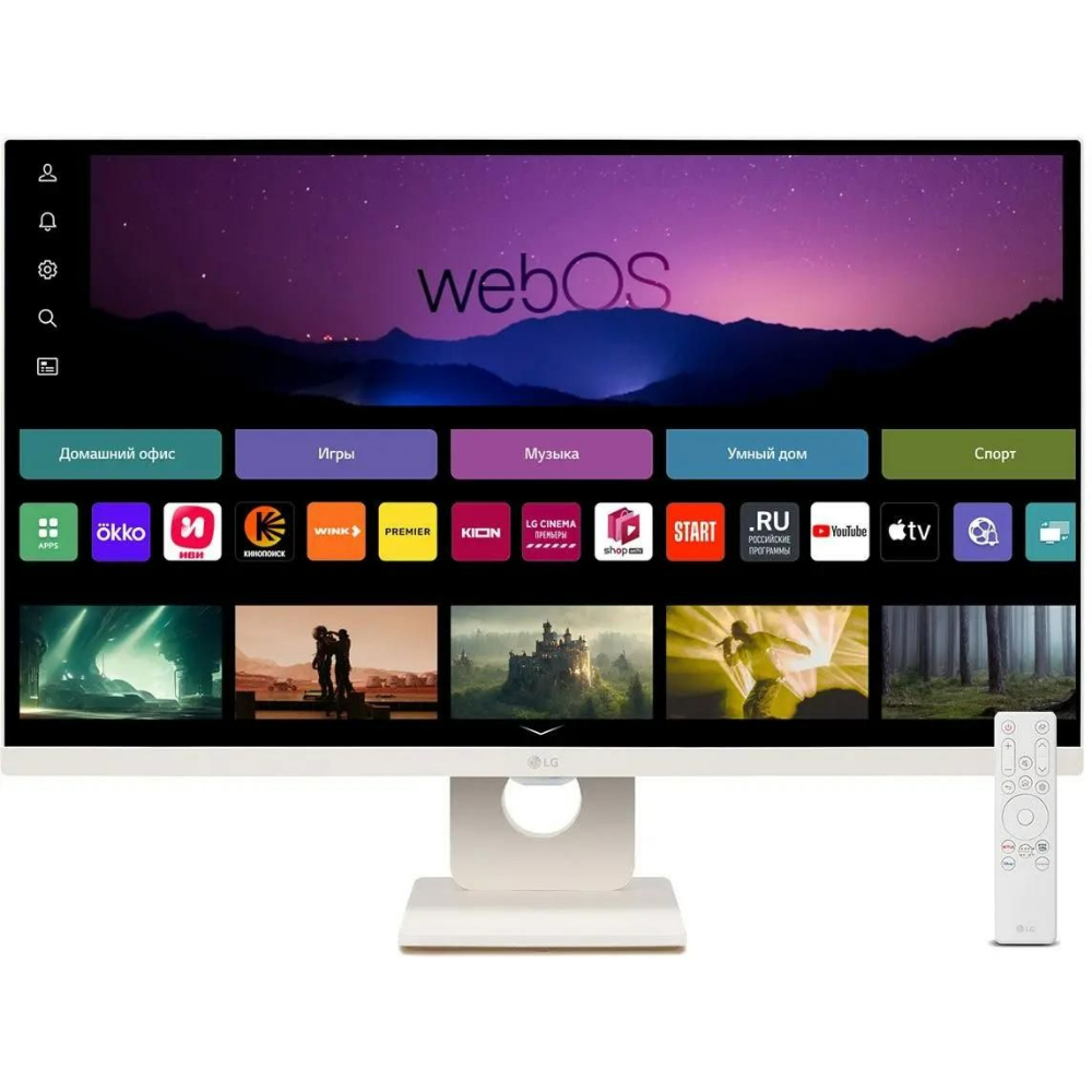 Монитор LG 27SR50F-W, белый
