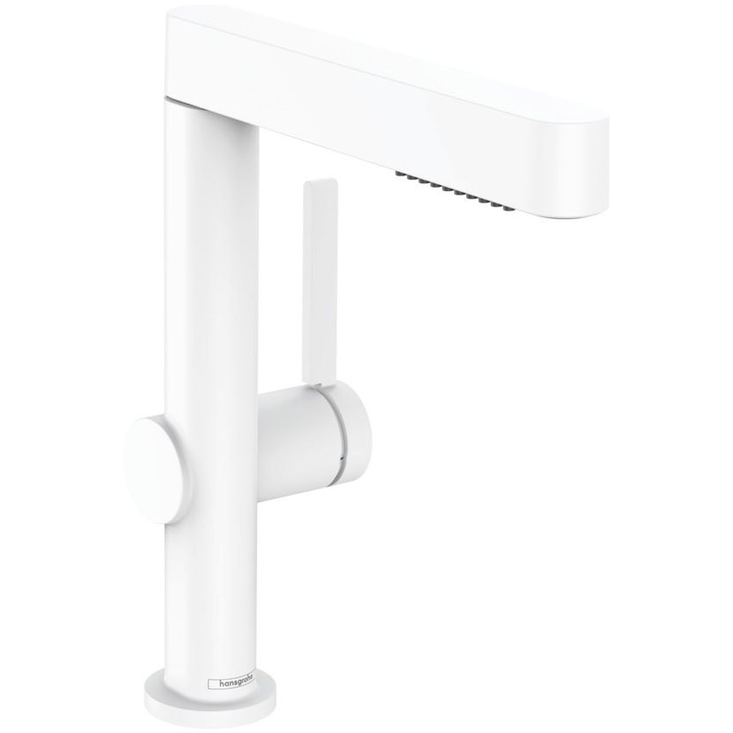 Смеситель для раковины Hansgrohe Finoris 76063700 (с донным клапаном), матовый белый