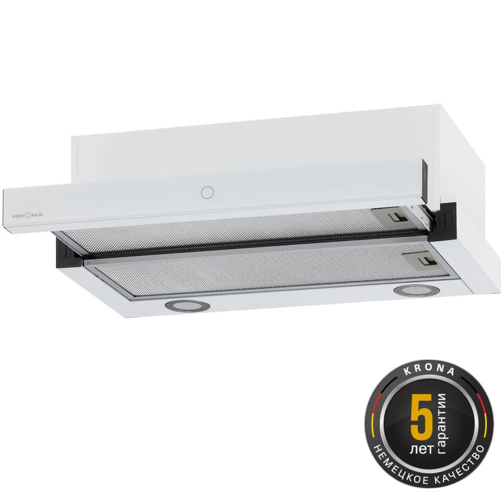 Вытяжка встраиваемая Krona Kamilla T sensor max 600 White