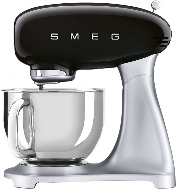 Миксер планетарный Smeg SMF02BLEU черный
