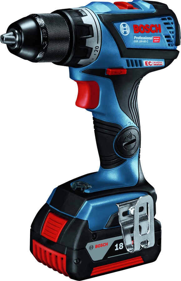 Дрель-шуруповерт Bosch GSR 18V-60 C 06019G110D