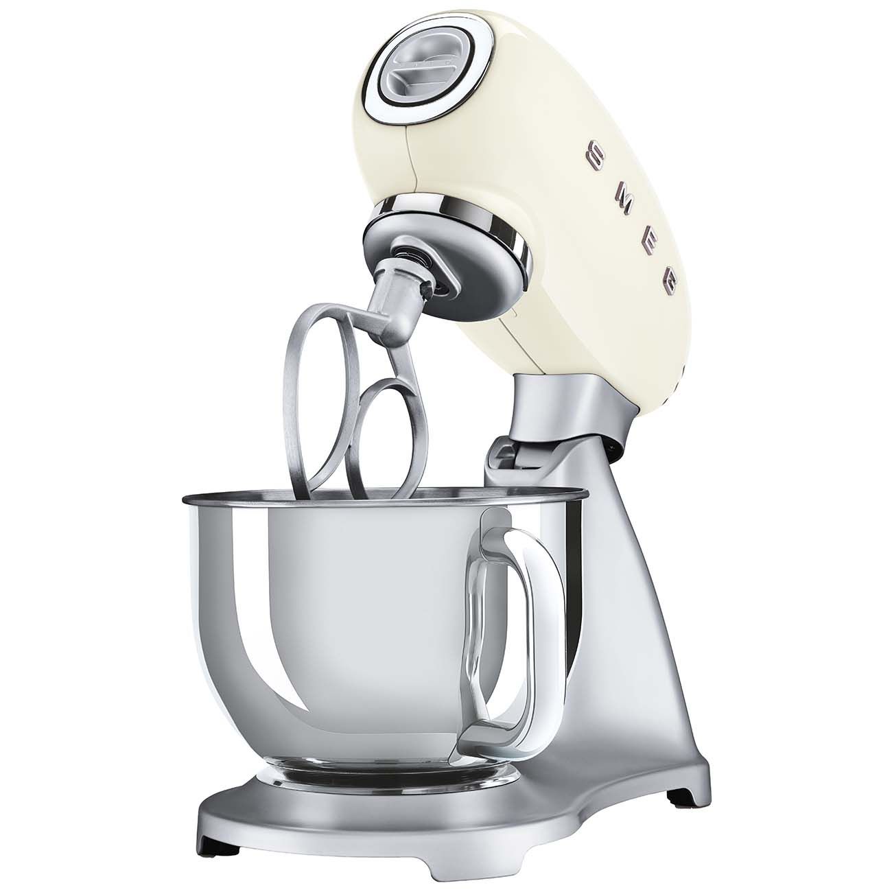 Миксер планетарный Smeg SMF02CREU кремовый