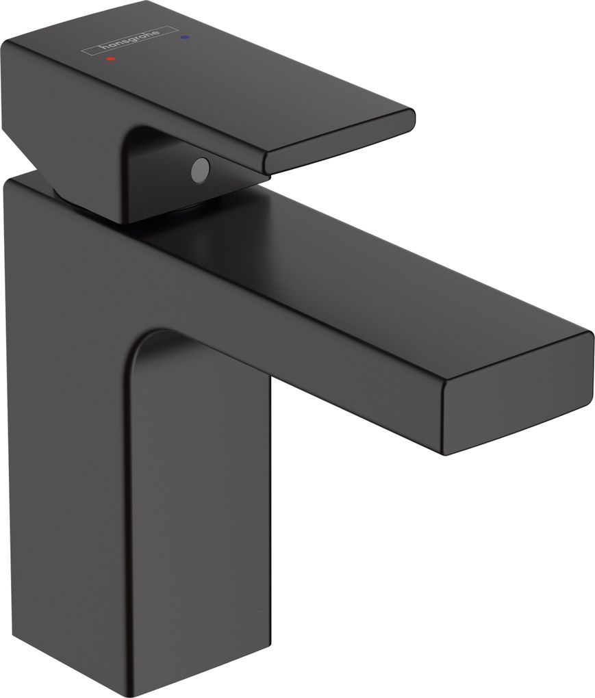 Смеситель для раковины Hansgrohe Vernis Shape 71569670 (без донного клапана), черный матовый