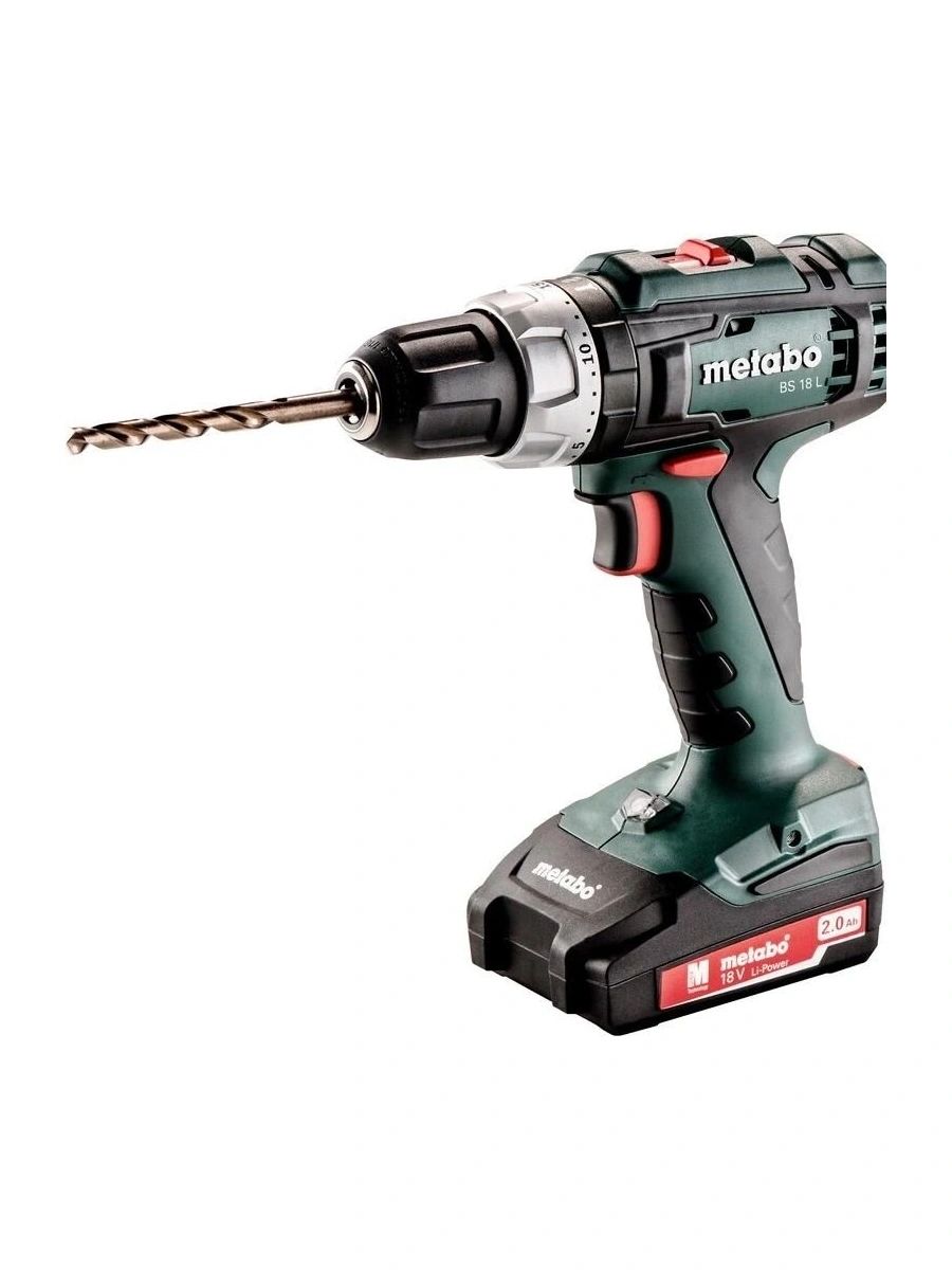 Дрель-шуруповерт аккумуляторная Metabo BS 18 L BL Set, арт. 613155710 (кейс, с 2 АКБ и ЗУ)