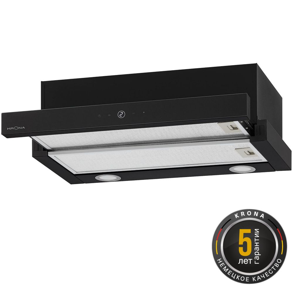 Вытяжка встраиваемая Krona Kamilla T sensor max 600 Black