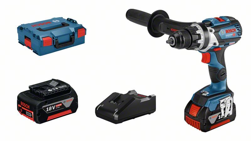 Дрель-шуруповерт Bosch GSR 18V-110 C Professional 06019G010C (с 2-мя АКБ, кейс)