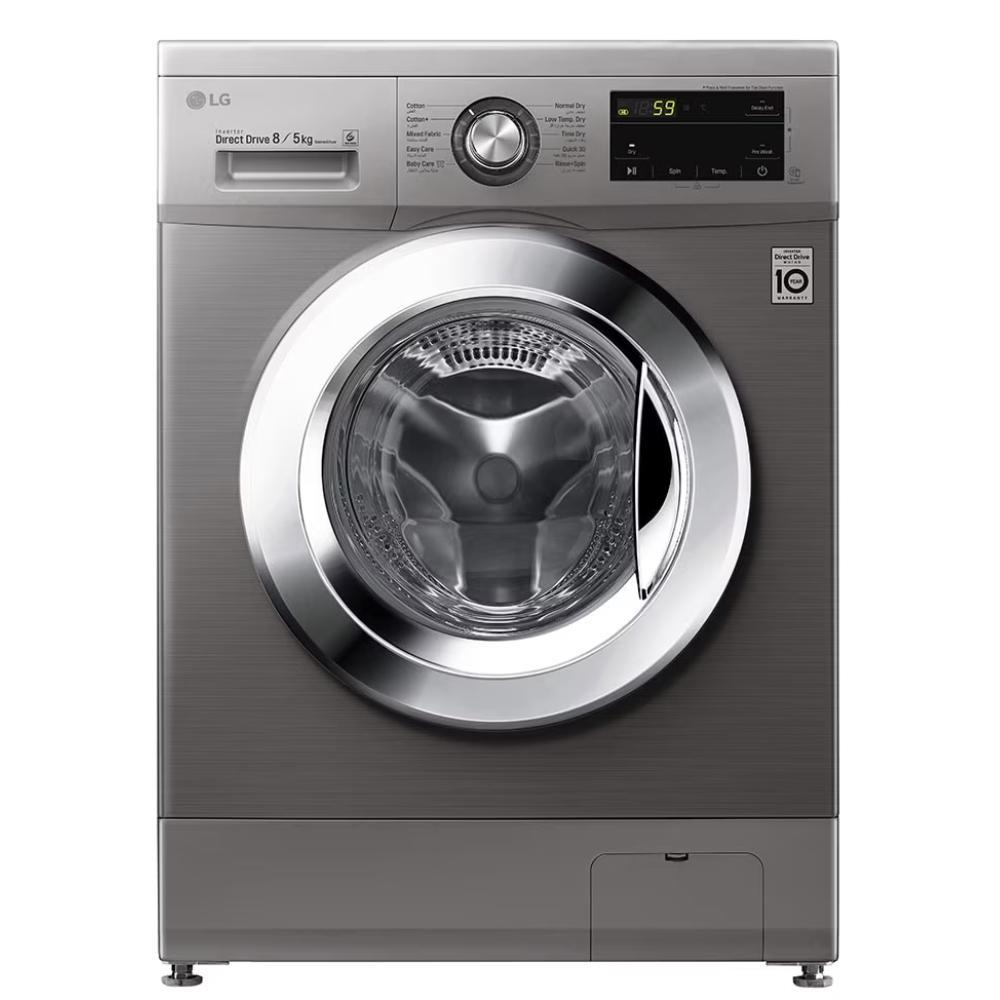 Стирально-сушильная машина LG F4J3TMG5P, серый