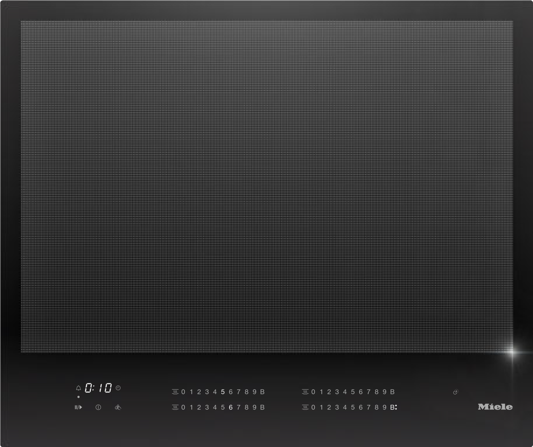 Варочная панель индукционная Miele KM 7867-1 FL Diamond, черный