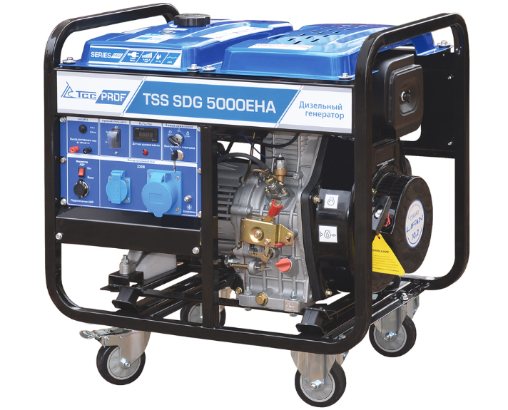 Генератор дизельный ТСС SDG 5000EHA (5000 Вт)