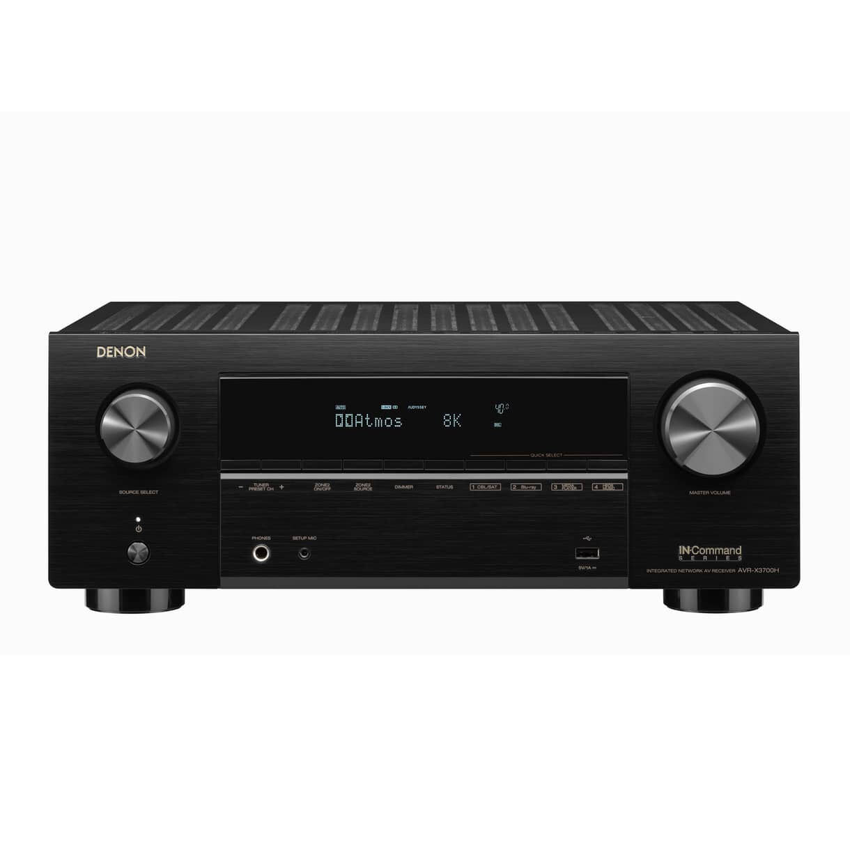 Ресивер AV Denon AVR-X3700H, черный