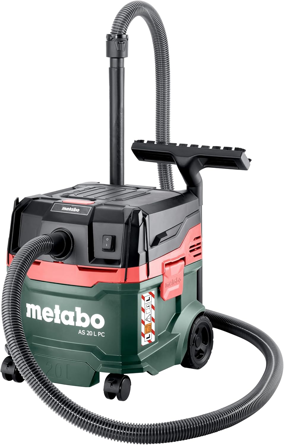 Пылесос строительный Metabo AS 20 L PC (602083000), зеленый