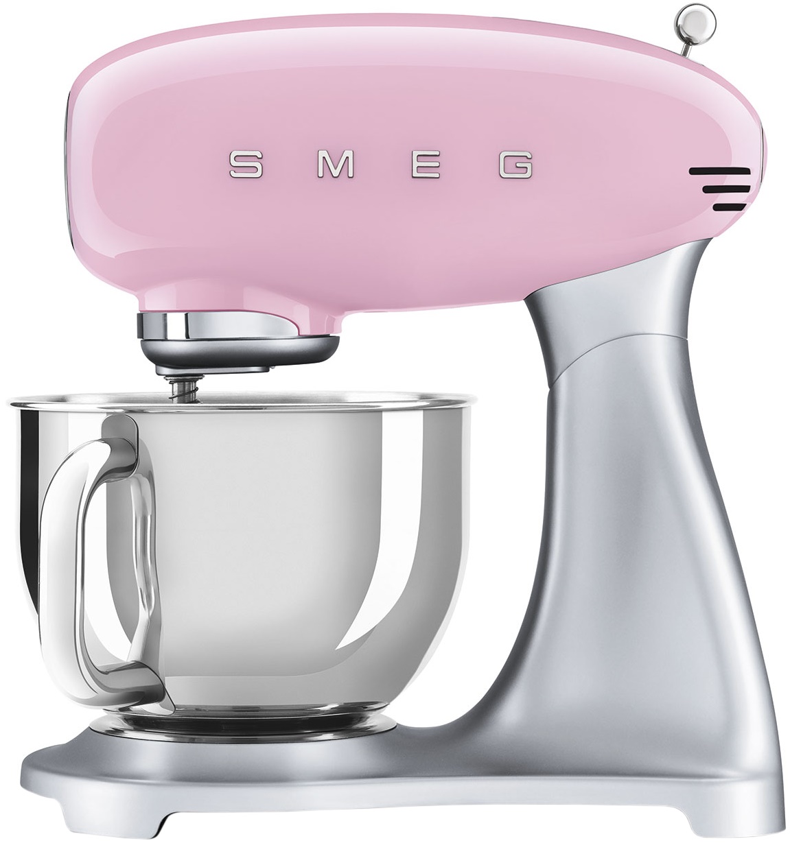 Миксер планетарный Smeg SMF02PKEU розовый