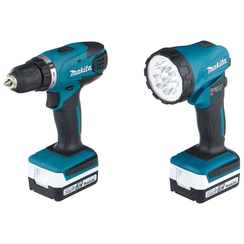 Дрель-шуруповерт Makita DF347DWLE