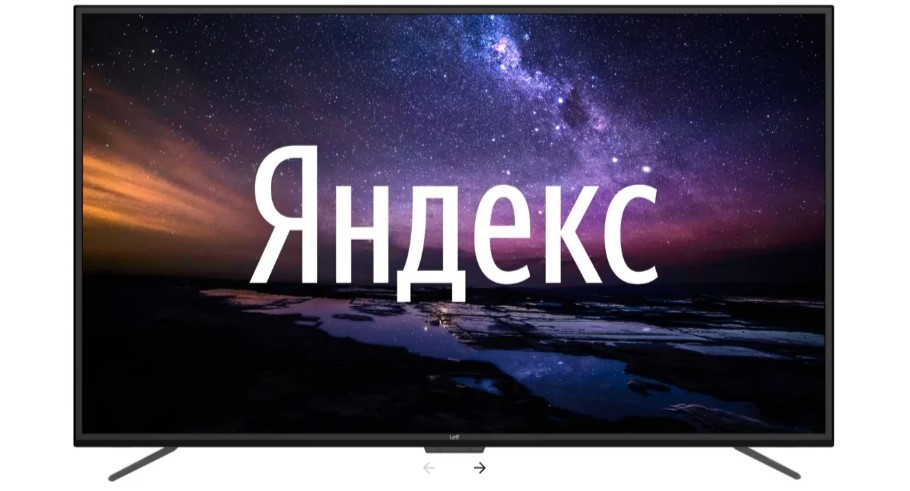 Телевизор Leff 75U520S на платформе Яндекс.ТВ