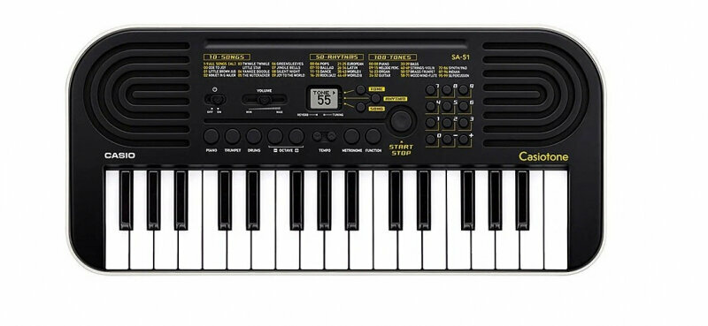 Синтезатор Casio SA-51 черный