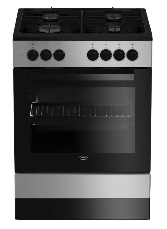 Плита комбинированная Beko FSM 62120 DS, серебристый