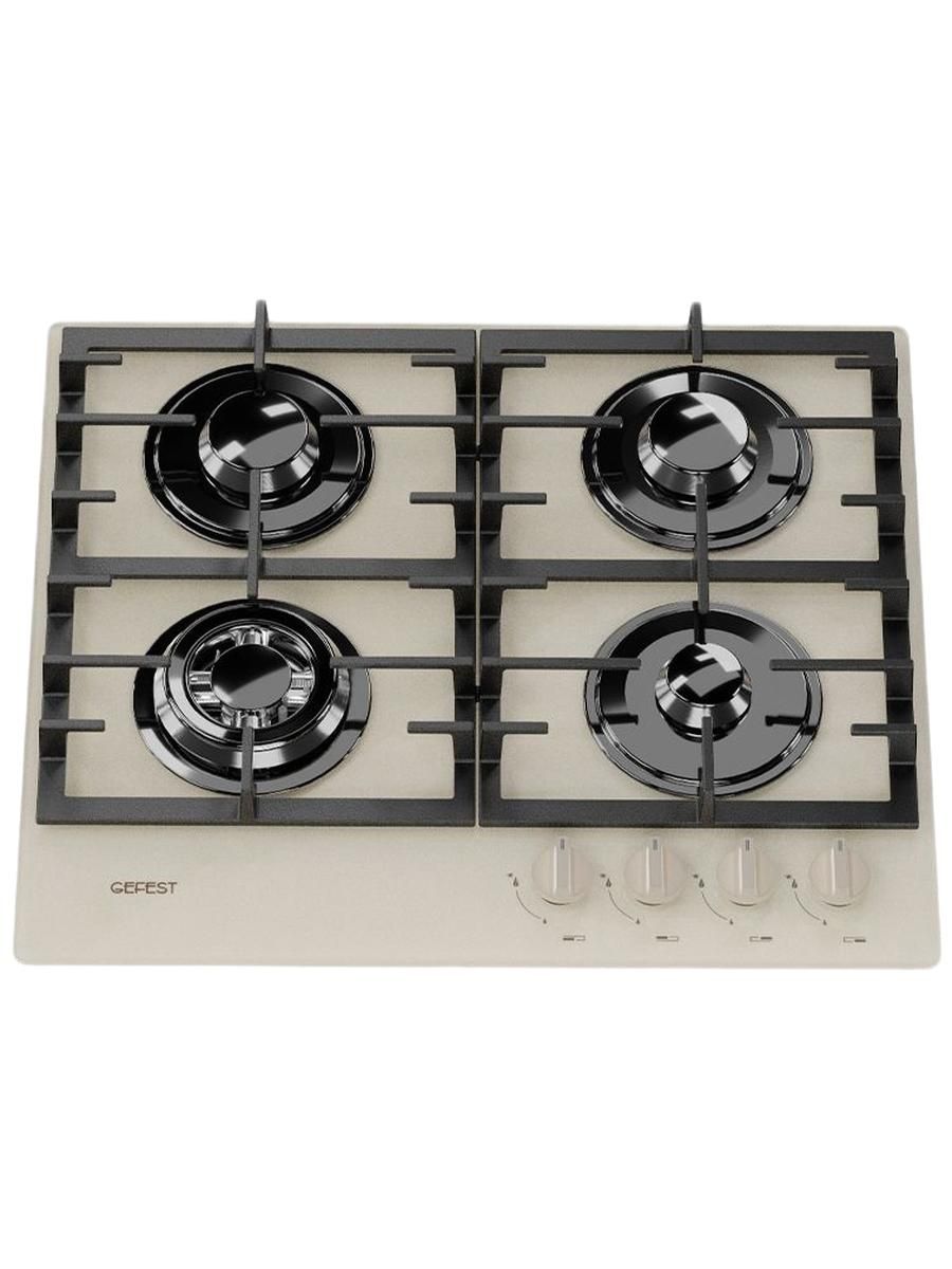 Варочная панель газовая GEFEST ПВГ 2401-01 В81, кремовый