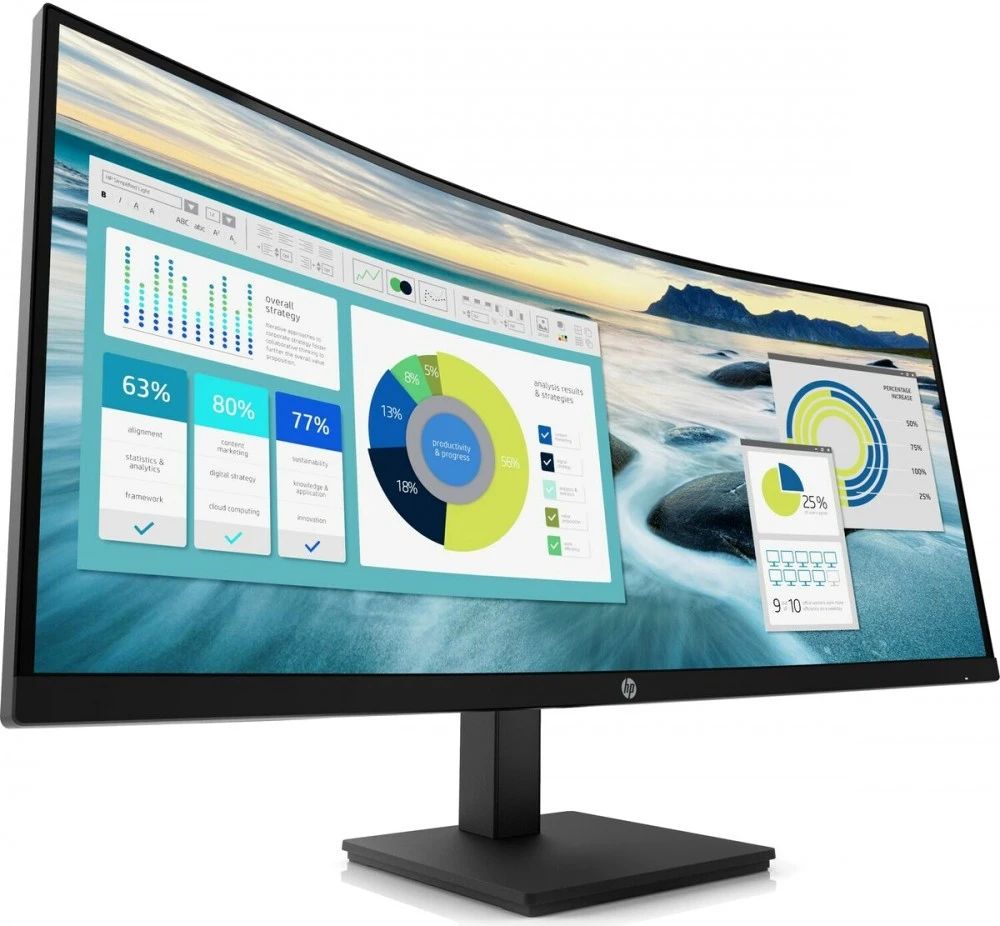 Монитор HP P34hc G4 (21Y56AS), черный