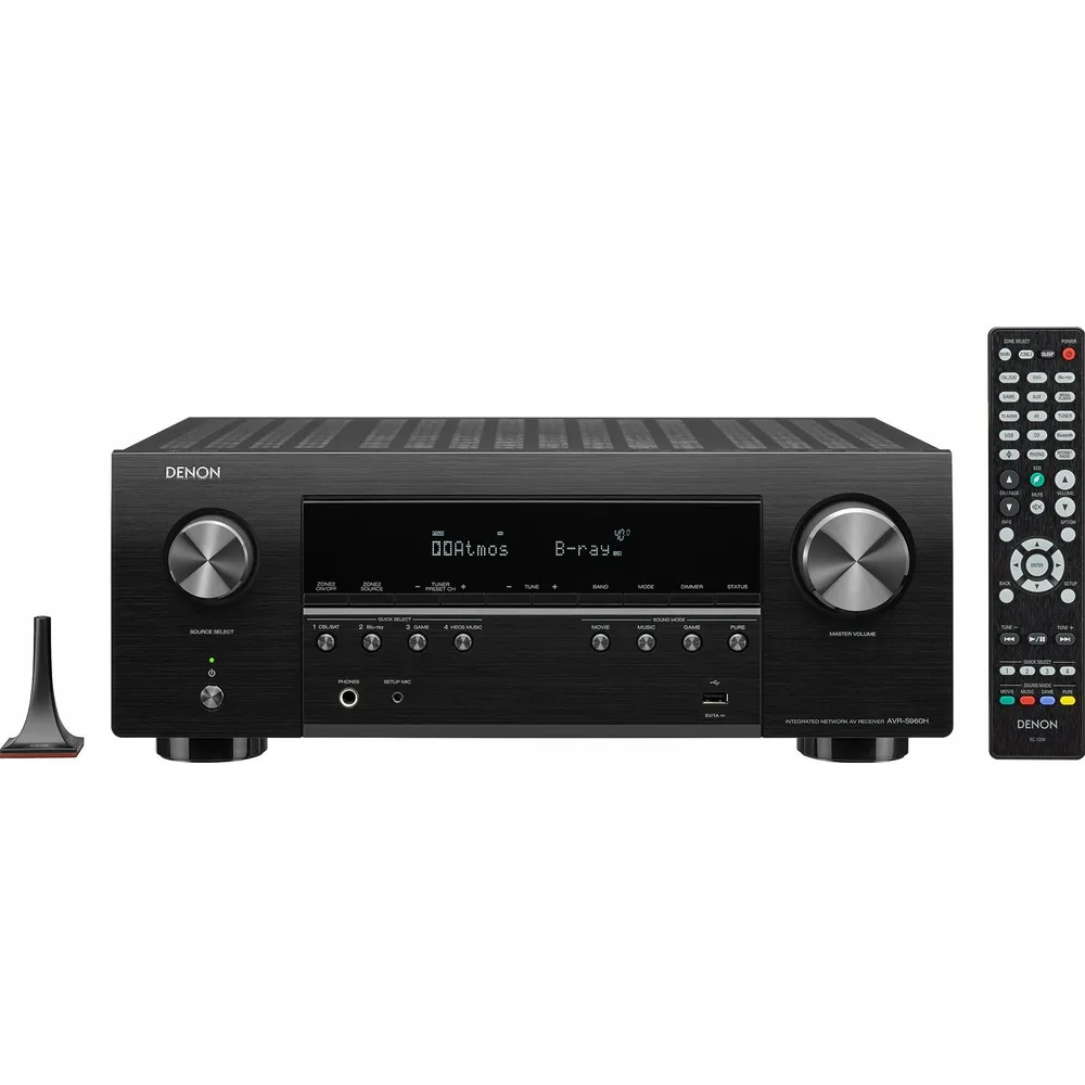 Ресивер AV Denon AVR-S960H, черный