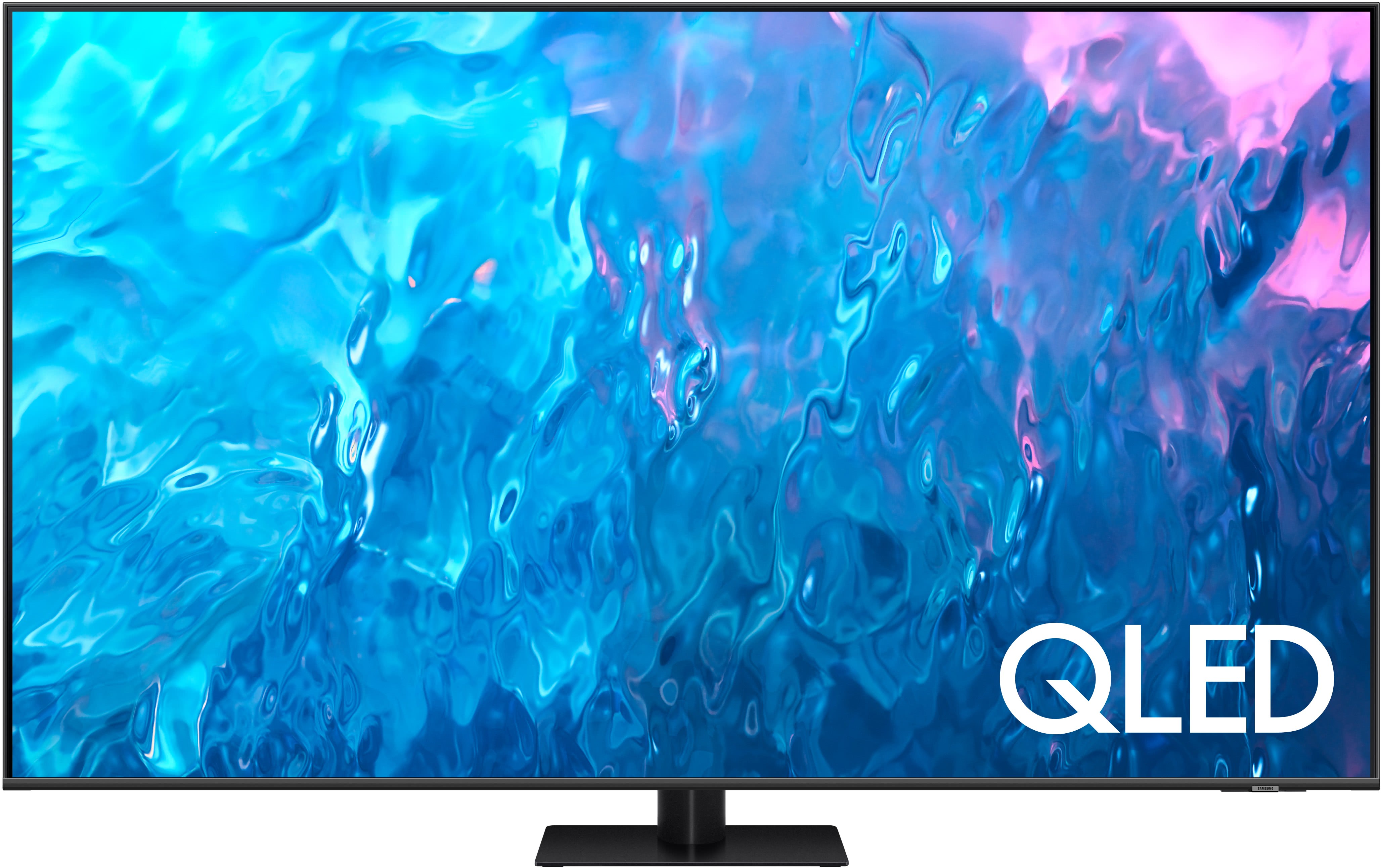 Телевизор Samsung Q70C (QE55Q70CAUXRU), серый/черный