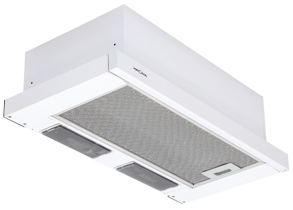 Вытяжка встраиваемая Krona Kamilla 600 White (2 мотора)
