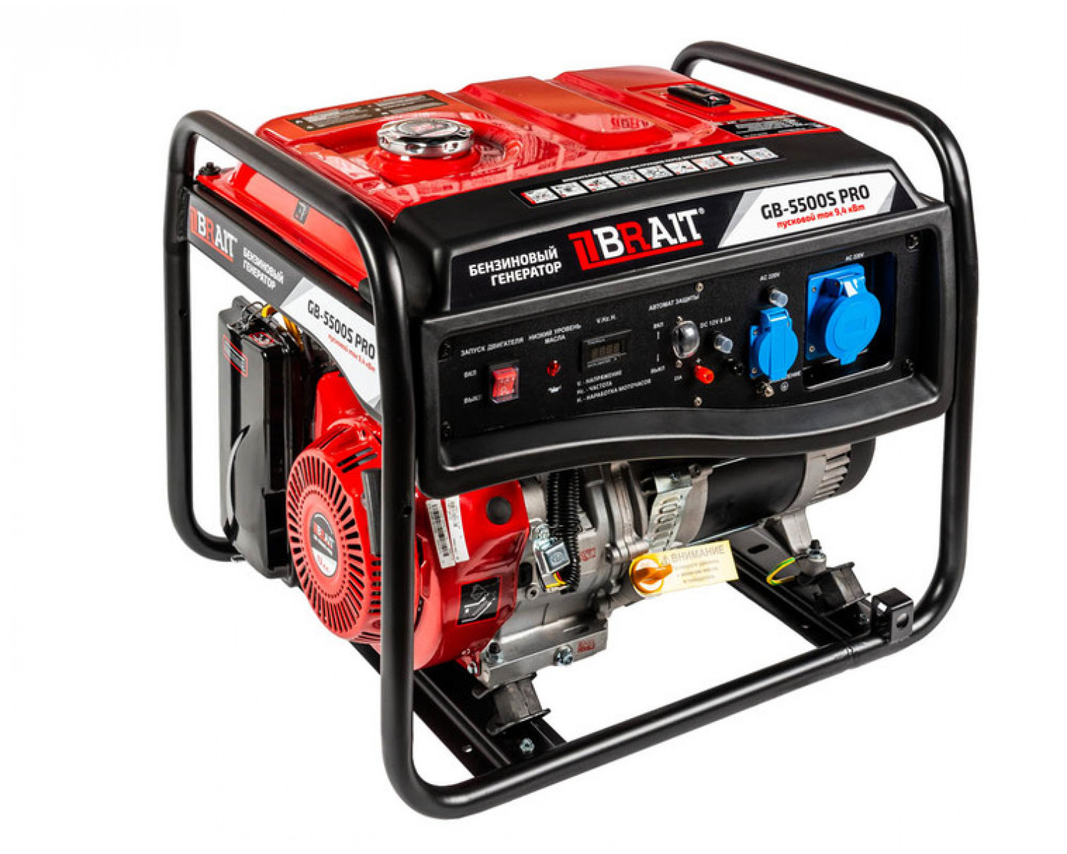 Генератор бензиновый BRAIT GB-5500S PRO (02.01.024.035)