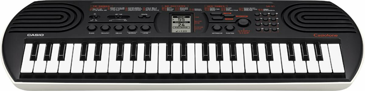 Синтезатор Casio SA-81 черный