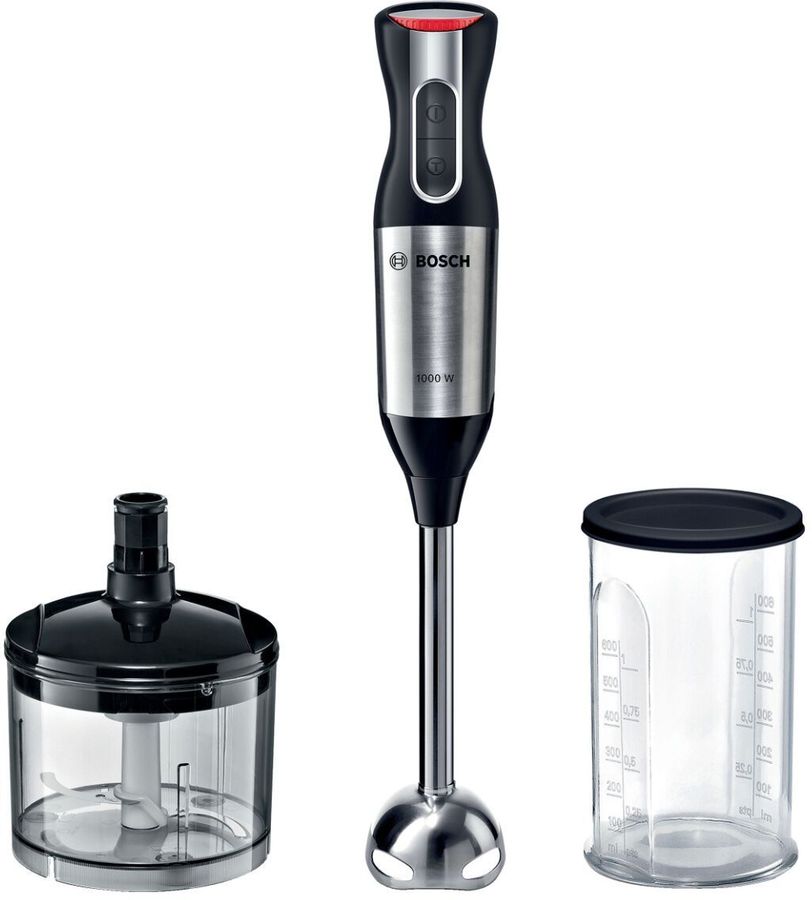 Блендер погружной Bosch ErgoMixx MS 6CM6120 нержавеющая сталь/черный