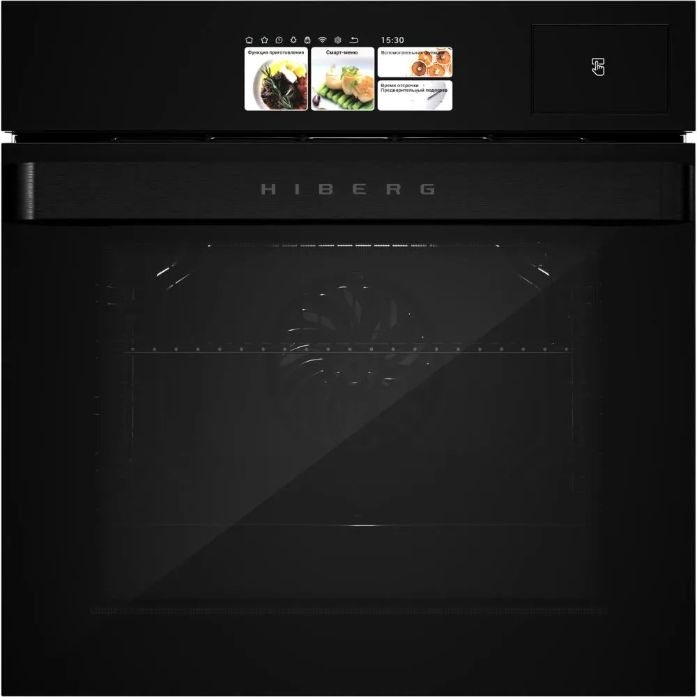 Духовой шкаф электрический HIBERG S-VM 6615 B i-SMART, черный
