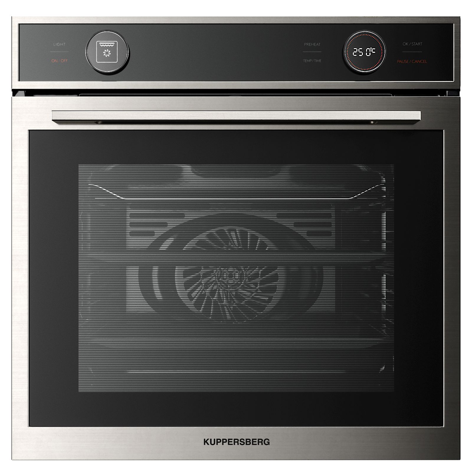 Духовой шкаф электрический Kuppersberg HT 612 BX, черный/нержавеющая сталь