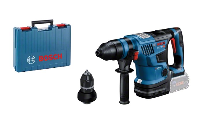 Перфоратор аккумуляторный BOSCH GBH 18V-34 CF кейс, без аккумулятора 0.611.914.021