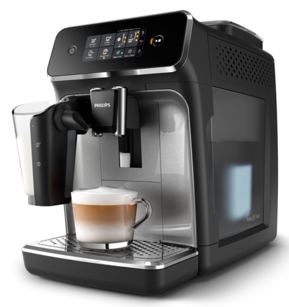 Кофемашина Philips LatteGo EP2236/40 черный/серебристый