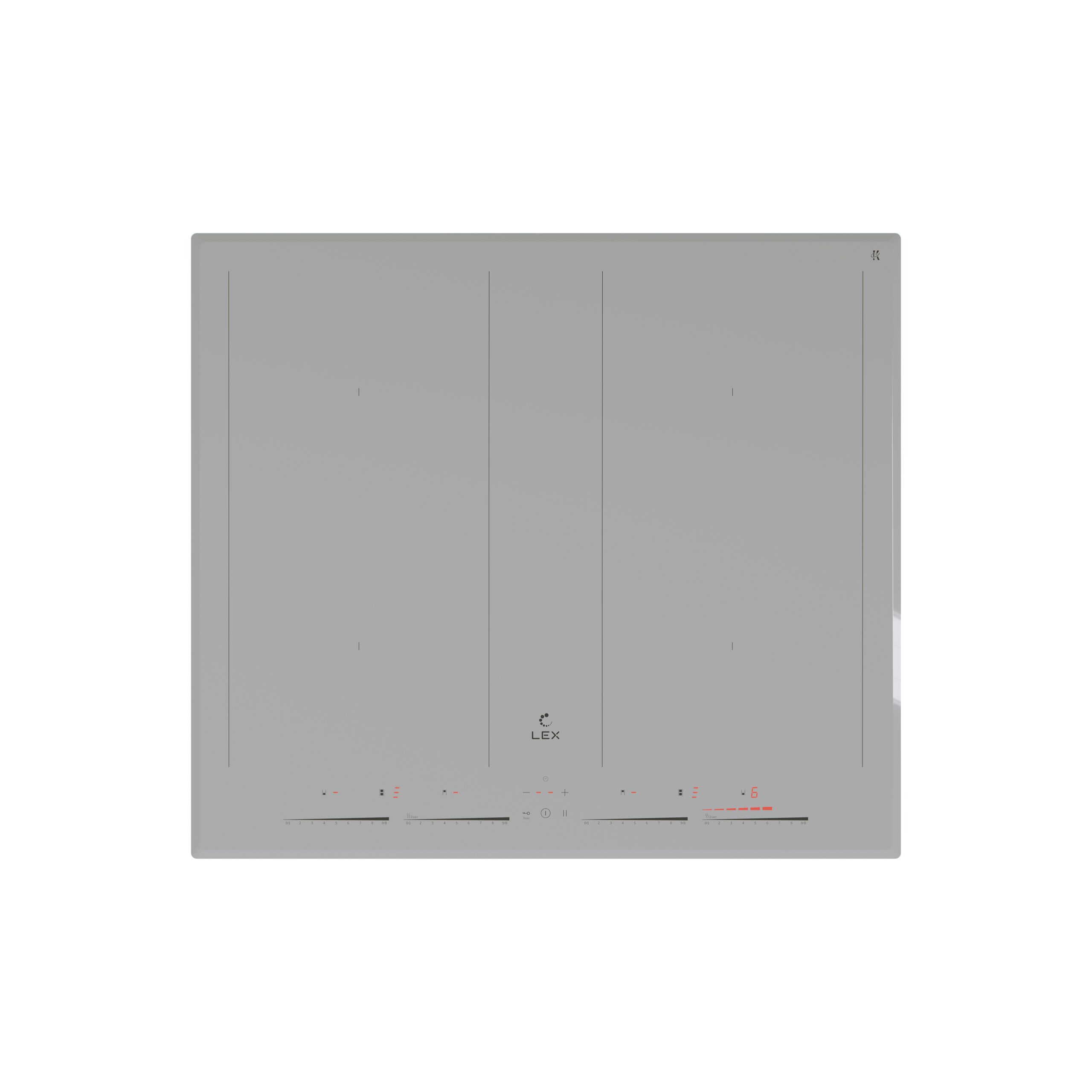 Варочная панель индукционная LEX EVI 641C GR, серый