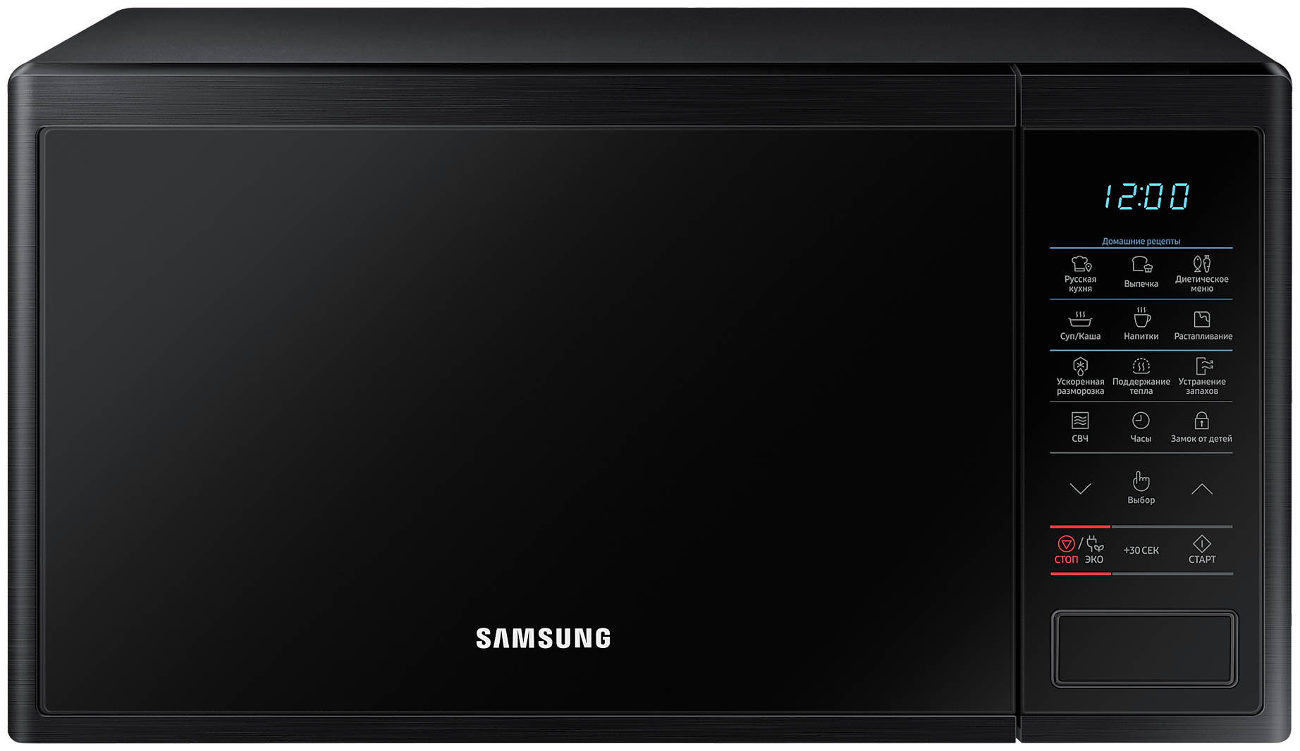 Микроволновая печь Samsung MS23J5133AK, черный (MS23J5133AK/BW)