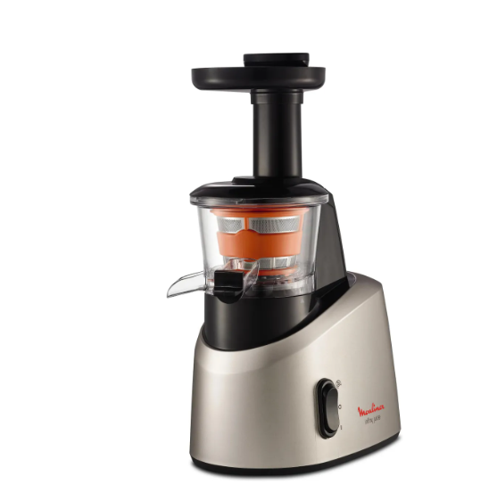 Соковыжималка шнековая Moulinex ZU255B10, серебристый