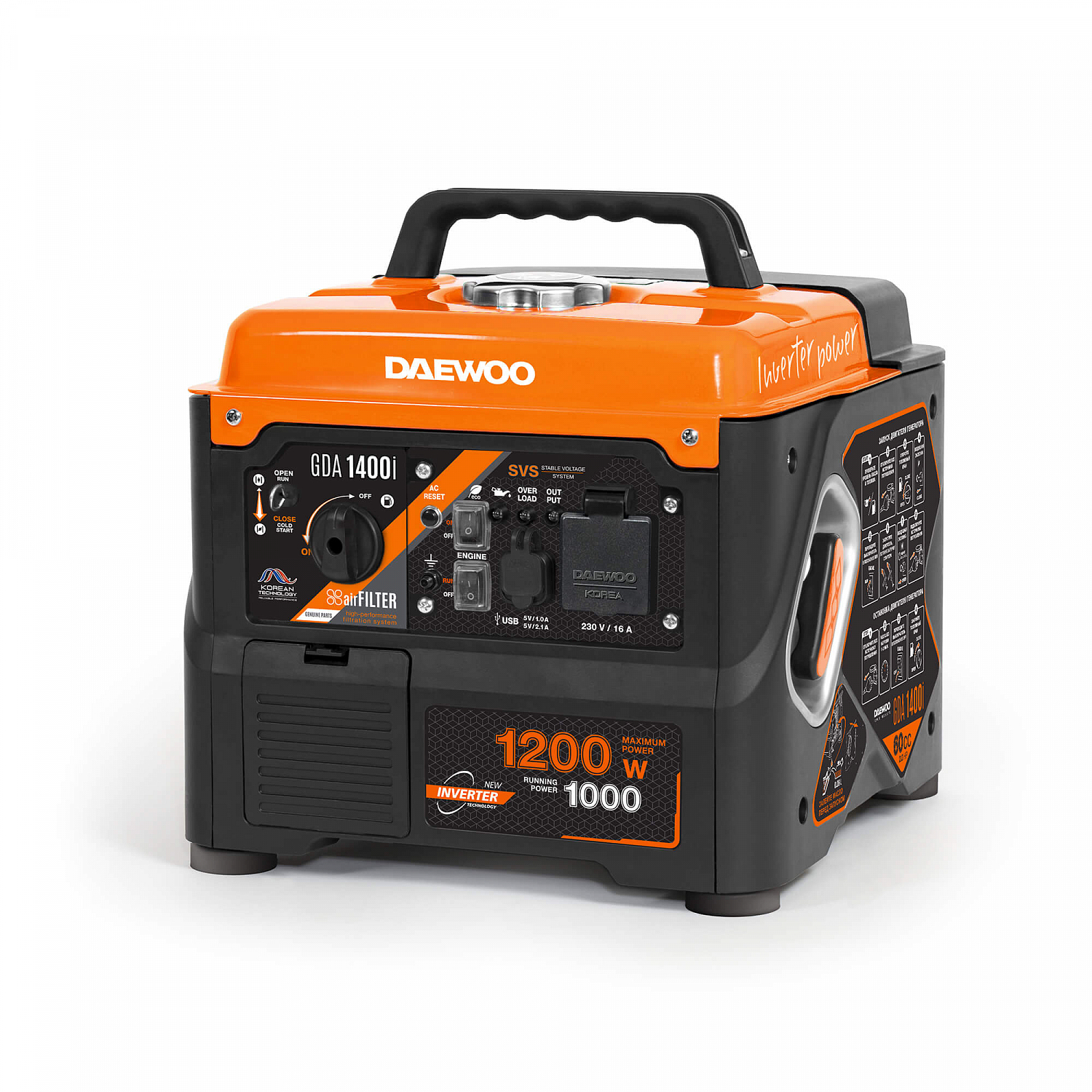 Генератор бензиновый DAEWOO GDA 1400i