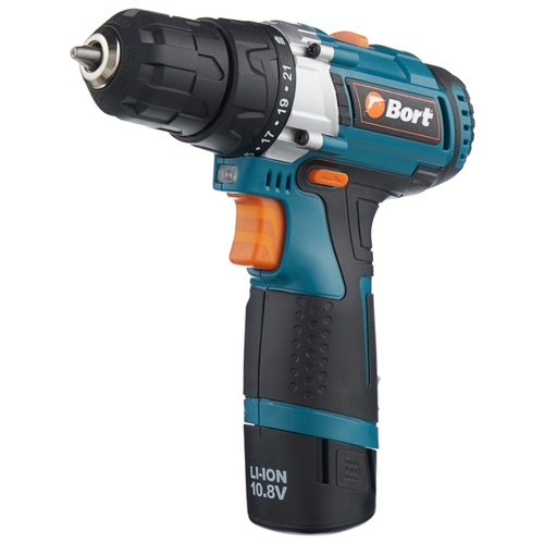 Дрель-шуруповерт Bort BAB-10.8Nx2Li-FDK