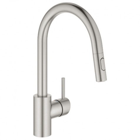 Смеситель для кухни мойки Grohe Concetto 31483DC2 однорычажный нерж.сталь