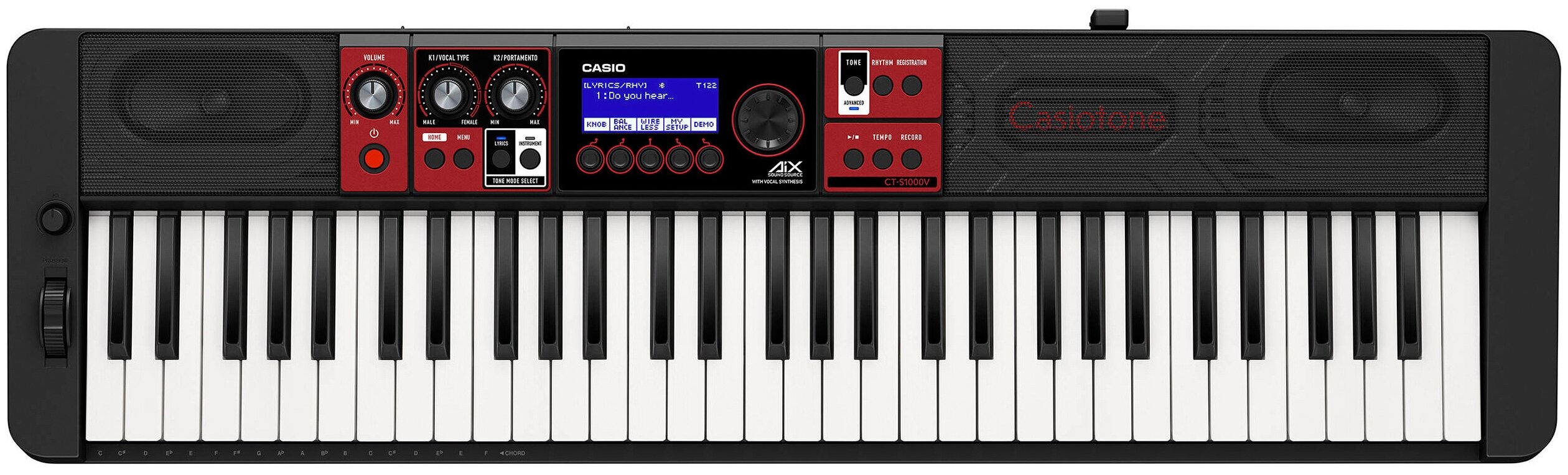 Синтезатор Casio CT-S1000V черный
