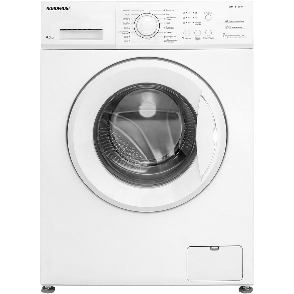 Стиральная машина NORDFROST WM 6100 W, белый