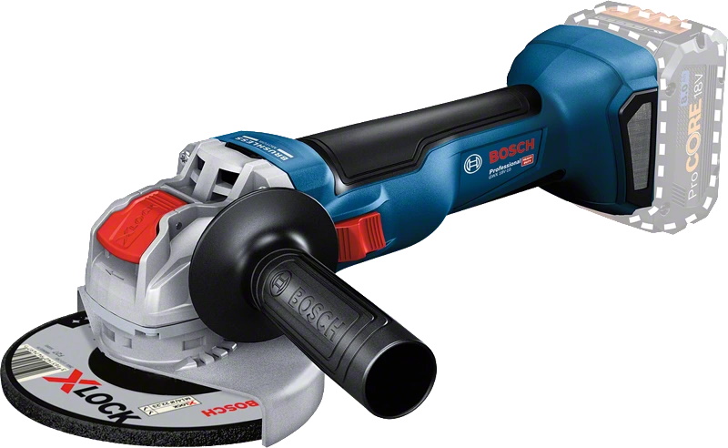 Аккумуляторная угловая шлифмашина GWX 18V-10 Bosch 06017B0100