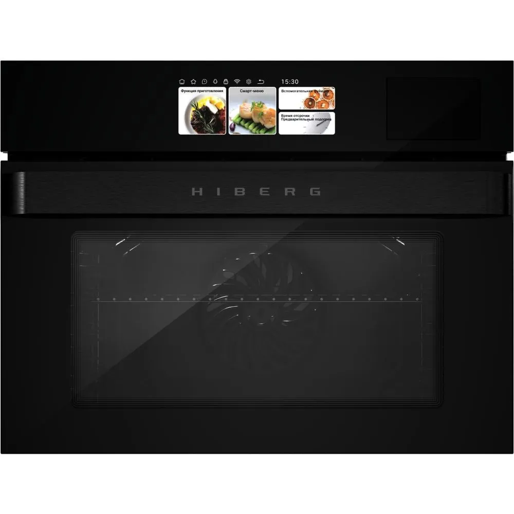 Духовой шкаф электрический HIBERG S-VM 5615 B i-SMART, черный