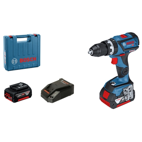 Дрель-шуруповерт BOSCH GSB 18V-60 C 5.0Ач х2 L-BOXX