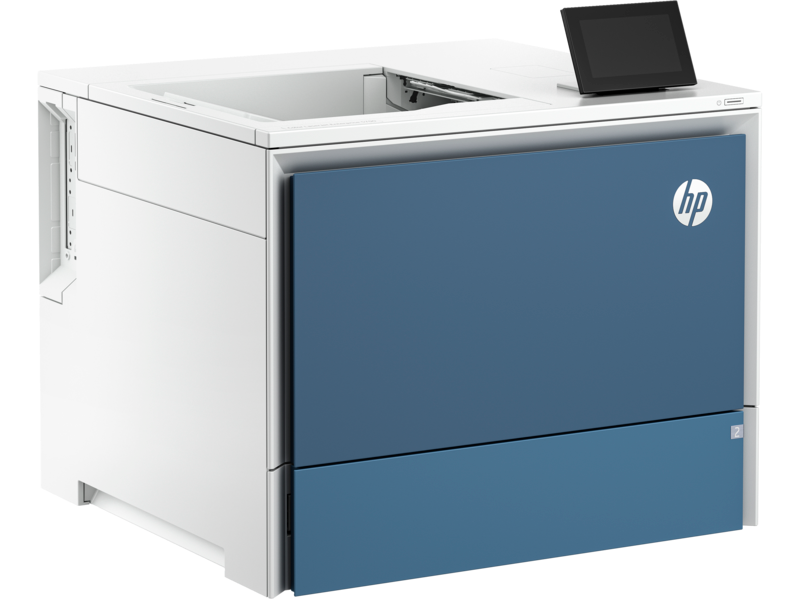 Принтер лазерный HP Color LaserJet Enterprise 5700dn (6QN28A), белый/синий