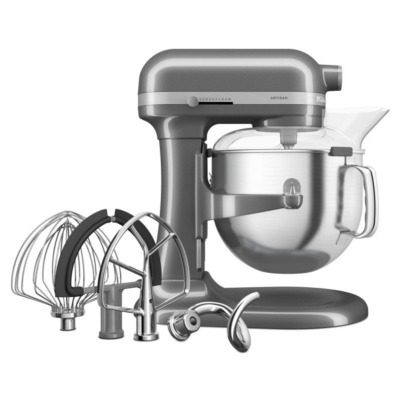 Миксер планетарный KitchenAid 5KSM70SHXEMS, серебристый