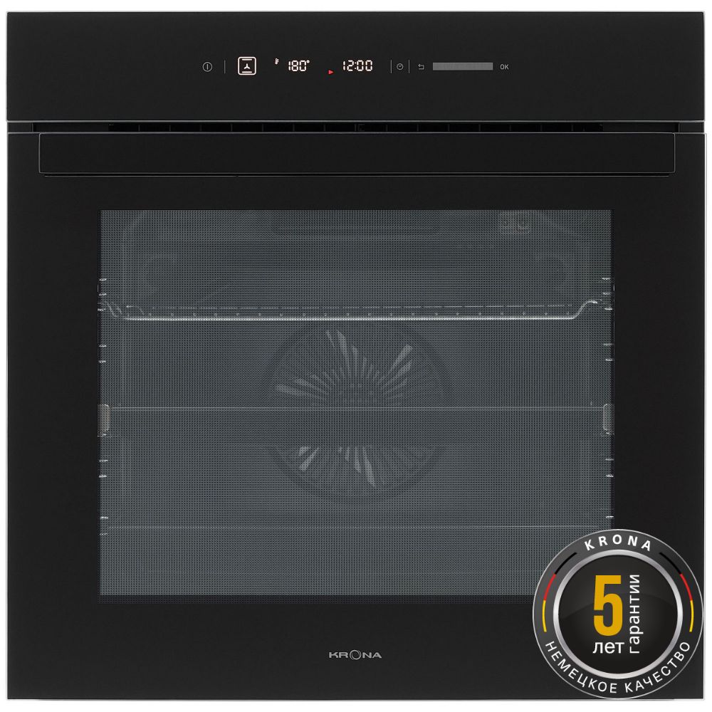 Духовой шкаф электрический Krona INFINITUM max 60 BL/BL, черный