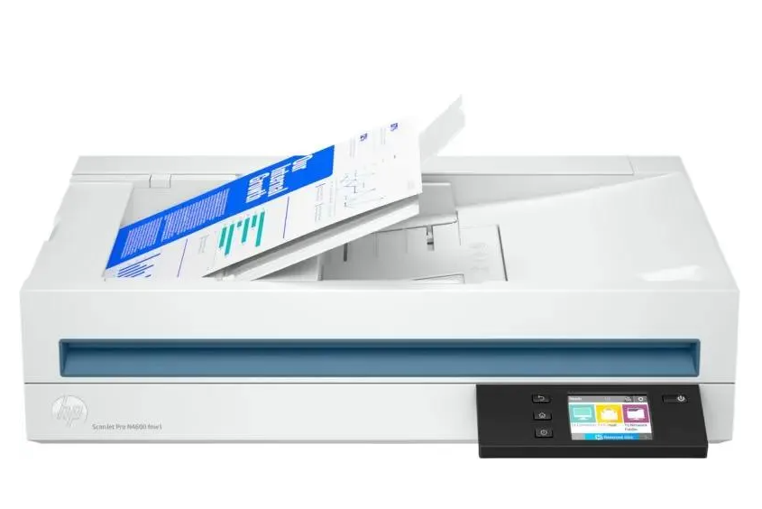 Сканер планшетный HP ScanJet Pro N4600 fnw1 (20G07A), белый