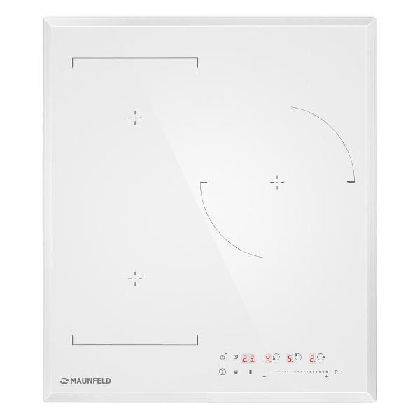 Варочная панель индукционная Maunfeld CVI453SBWH LUX Inverter,белый