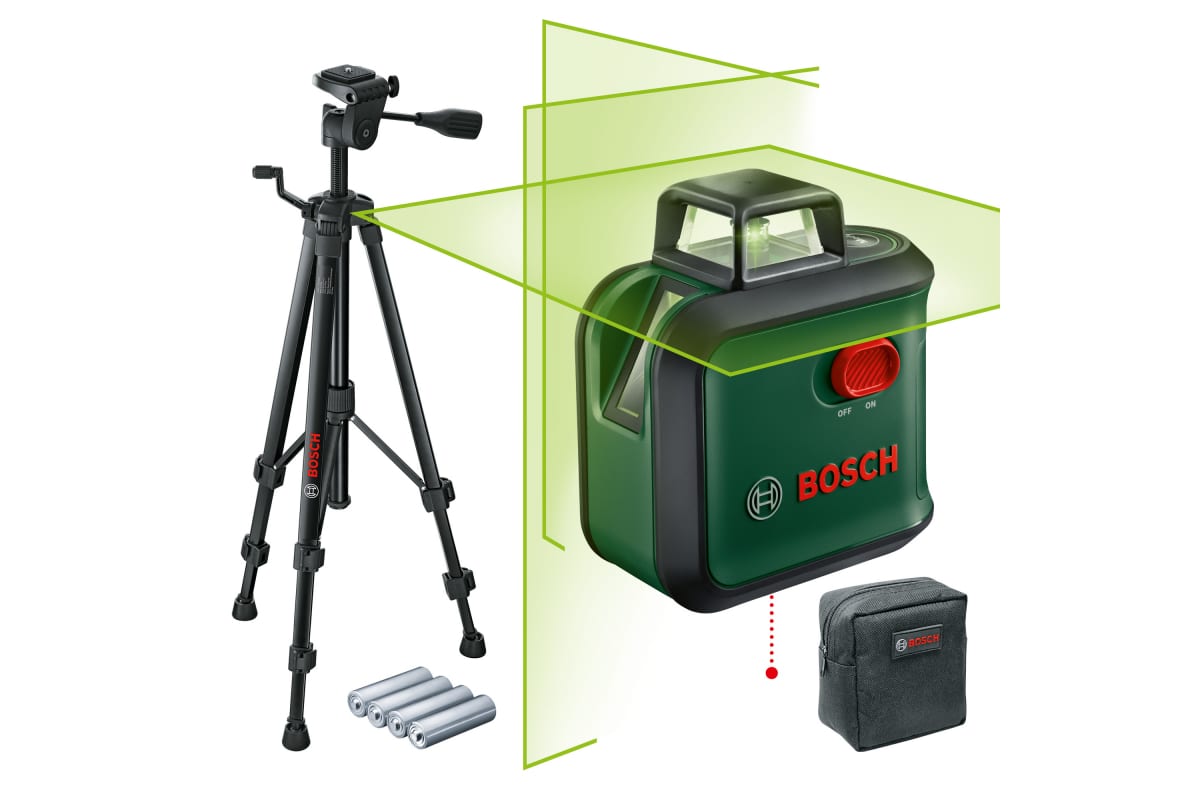 Лазерный уровень BOSCH AdvancedLevel 360 Set (0603663B04) со штативом